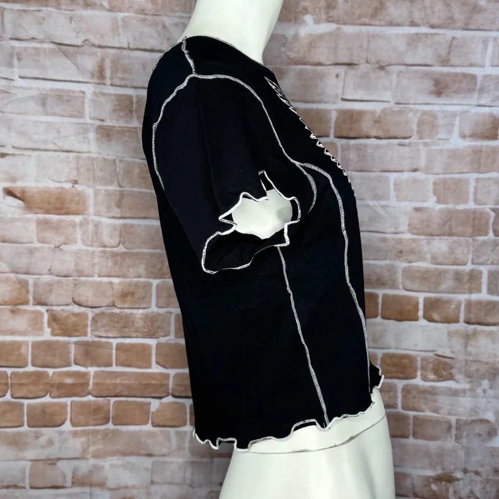 Affliction Women’s Graphic Baby Tee -Size: XL- NWOT - Picture 8 of 12